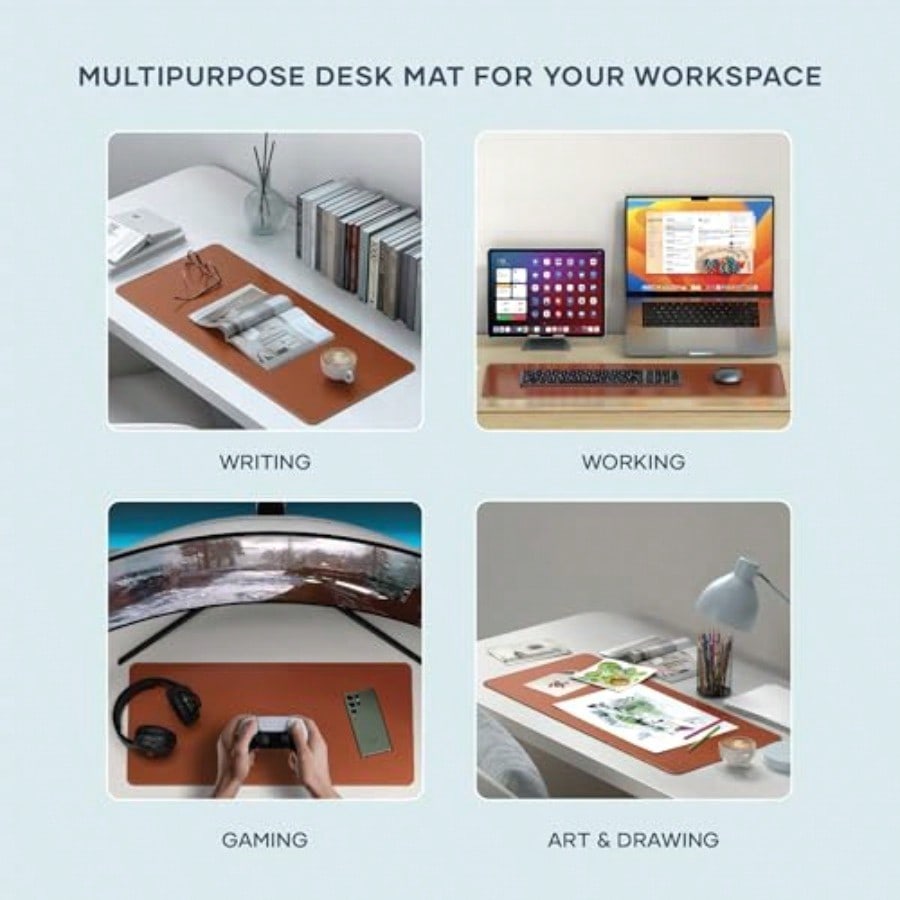 Leather Desk Mat Large Mouse P - Desk Mat Leather のレビューと価格