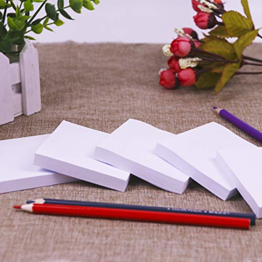 White Sticky Notes, 6 Pads, 3  - Home Office X Post のレビューと価格