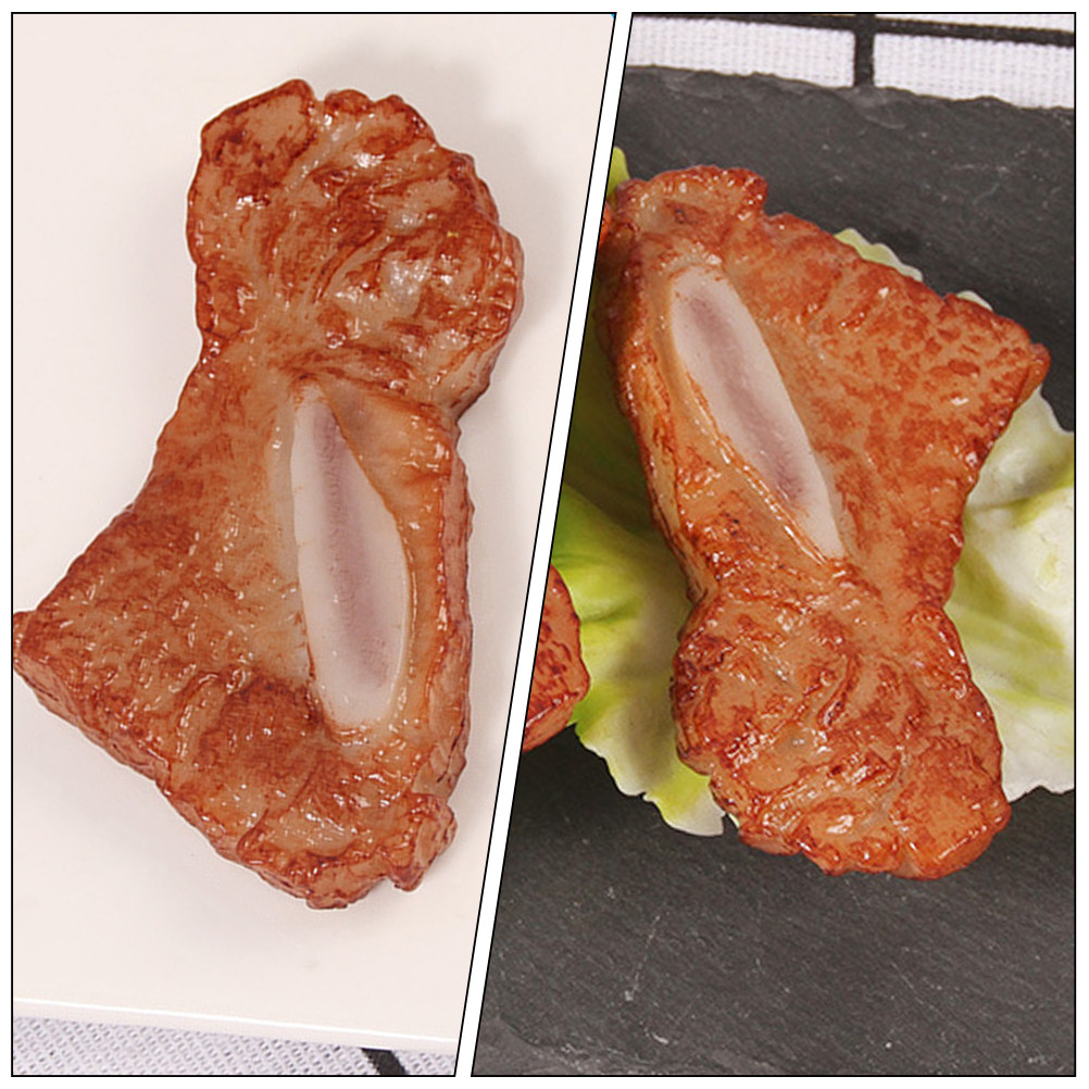 2Pcs Simulation Ribs Cowhide S - Home Office Simulator のレビューと価格