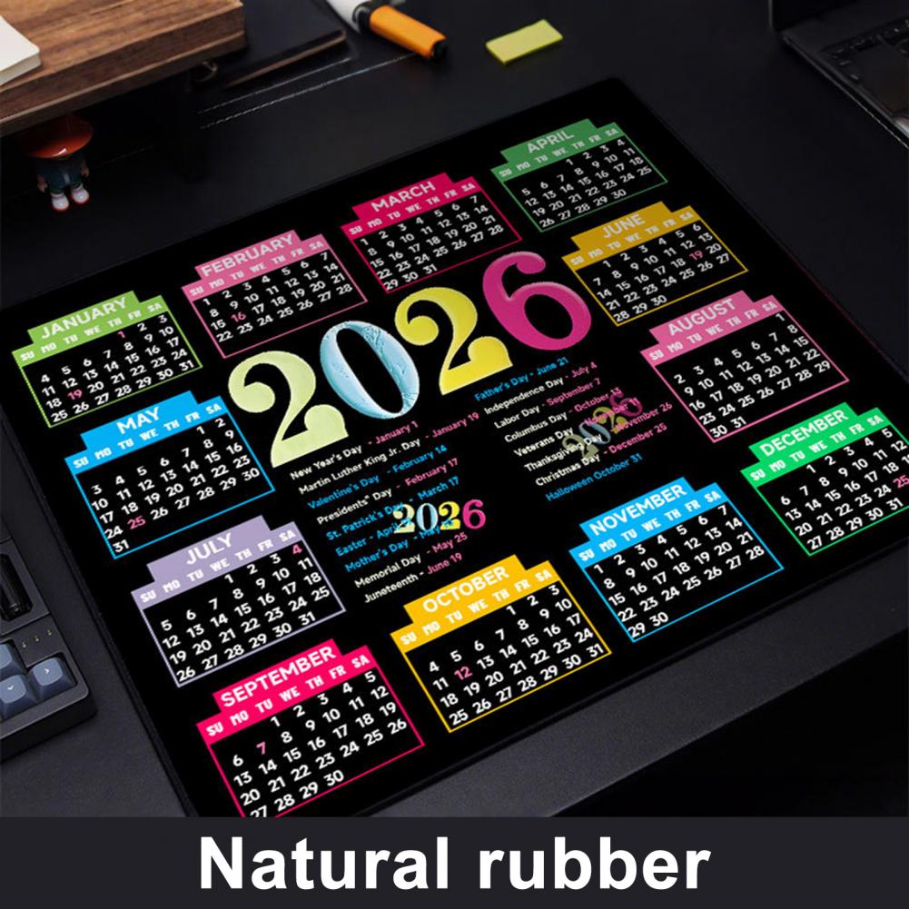 2026 Calendar Mouse Pad Waterp - Home Office Laptop のレビューと価格