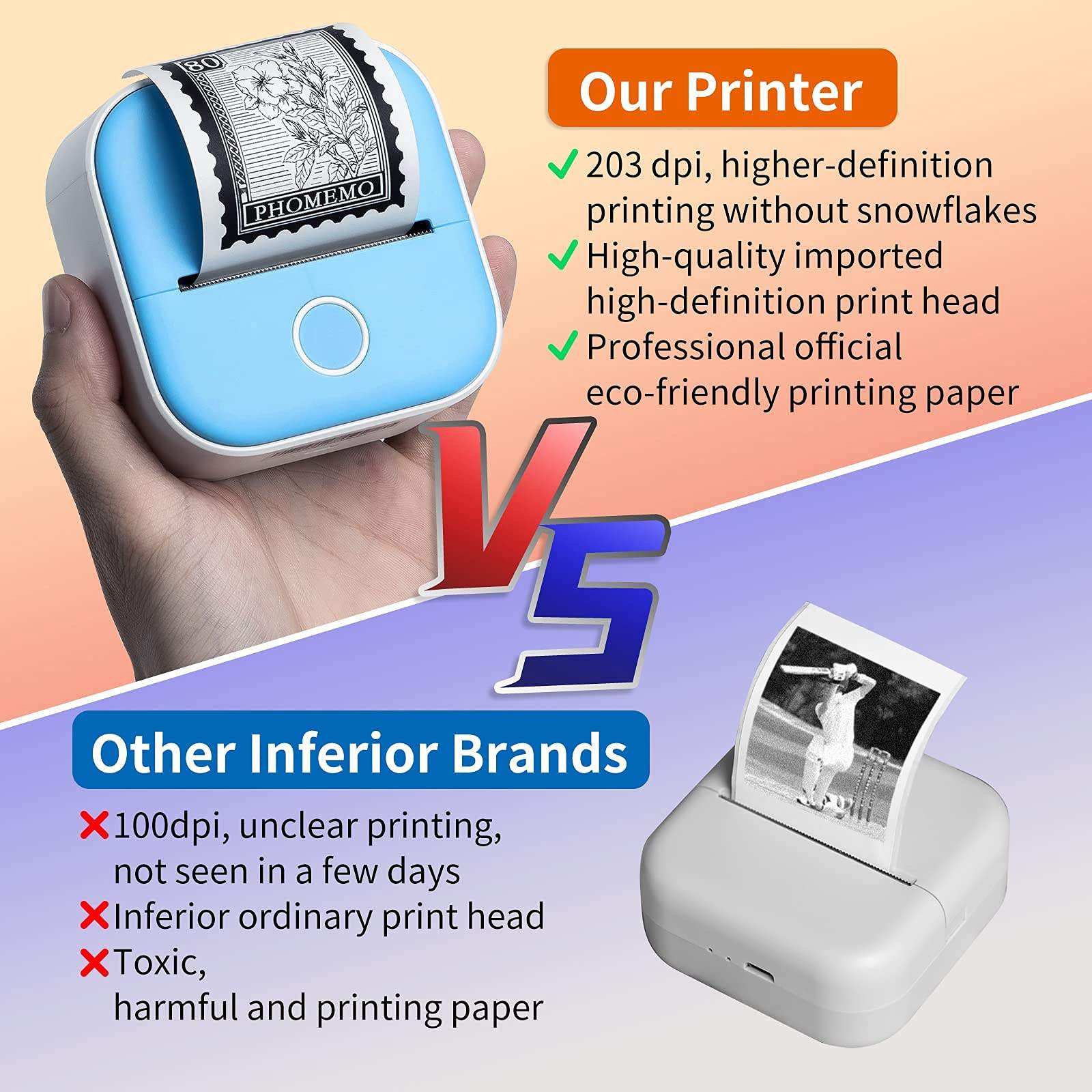 D2 Portable Mini Thermal Label - Home Office Questions のレビューと価格