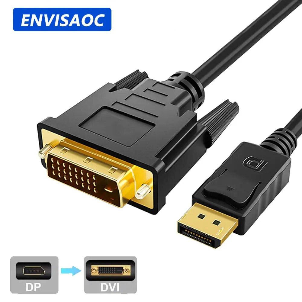 DisplayPort DP to DVI Adapter  - Home Office Laptop のレビューと価格