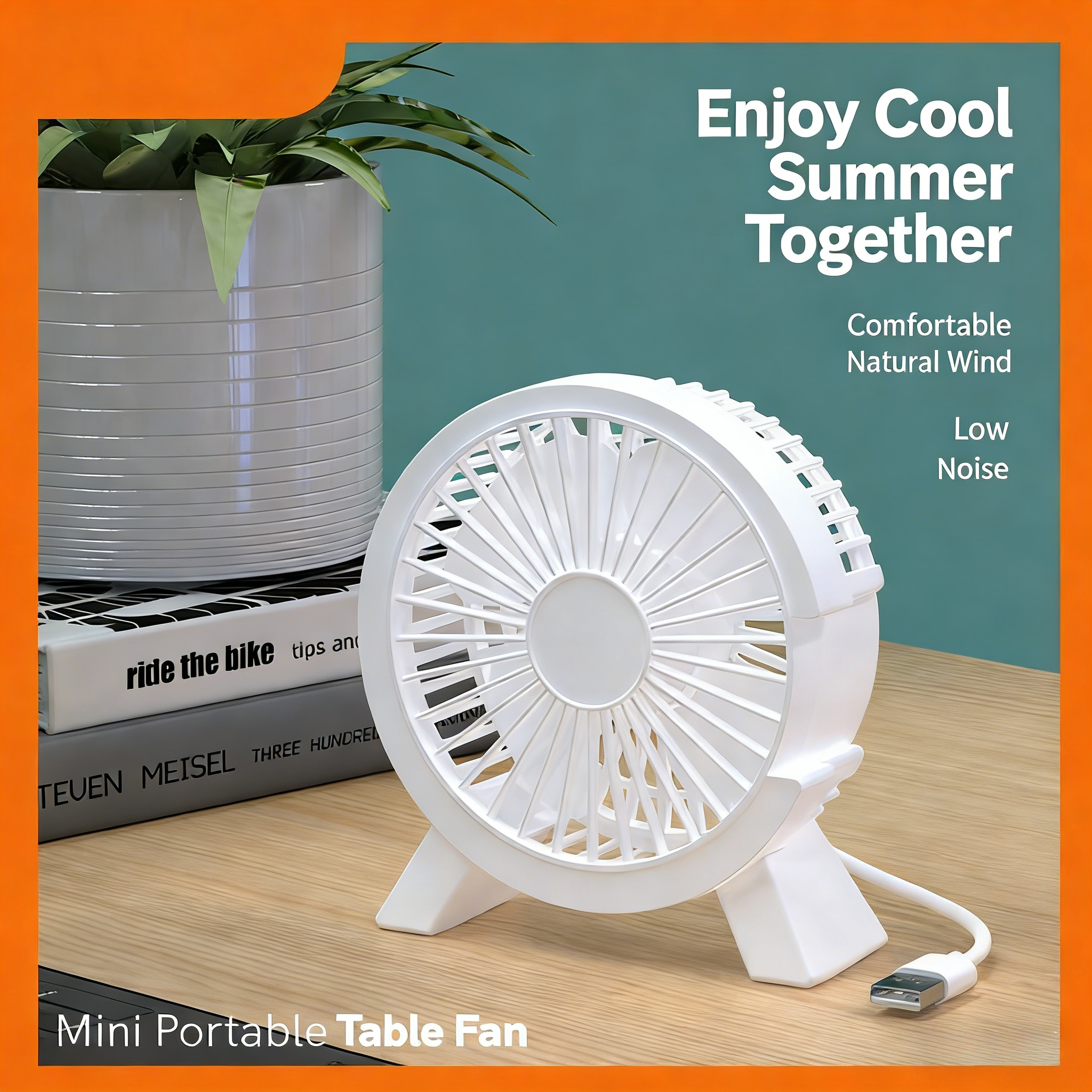Mini USB Rechargeable Table Fa - Usb Desk Fan のレビューと価格