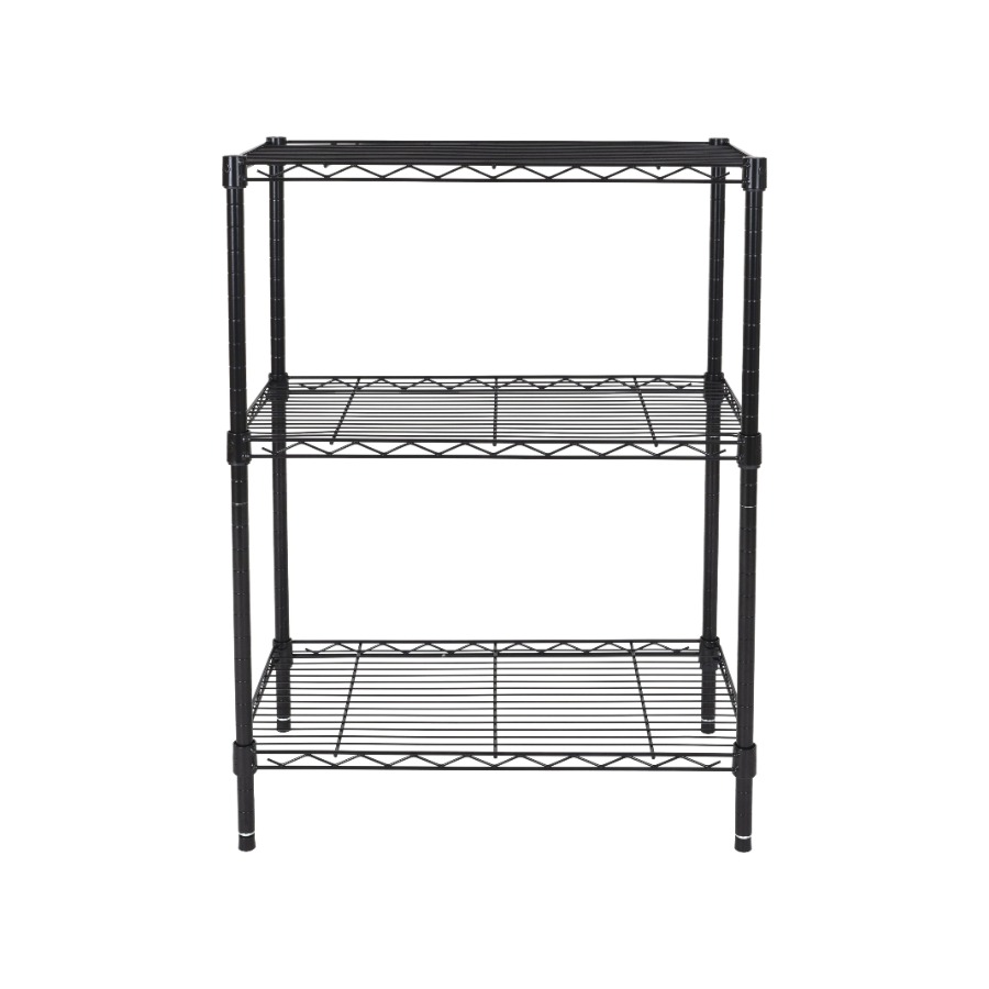 Heavy-Duty 3-Tier Wire Shelvin - Home Office Kitchen のレビューと価格