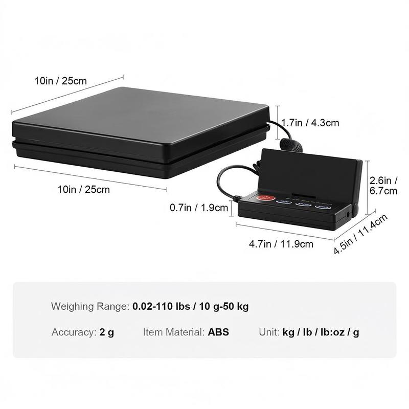 Postal Scale 110 lbs x 0.07 oz - Home Office X Post のレビューと価格
