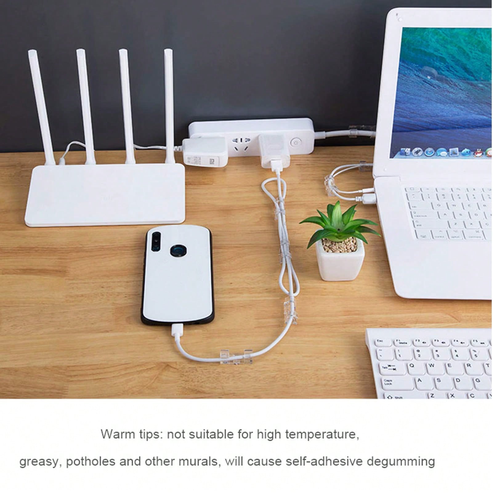 20Pcs Self Adhesive Transparen - Home Office Laptop のレビューと価格