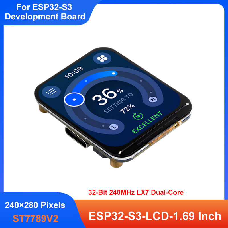 ESP32-S3 1.69inch Screen for E - Monitor Arm Dual のレビューと価格