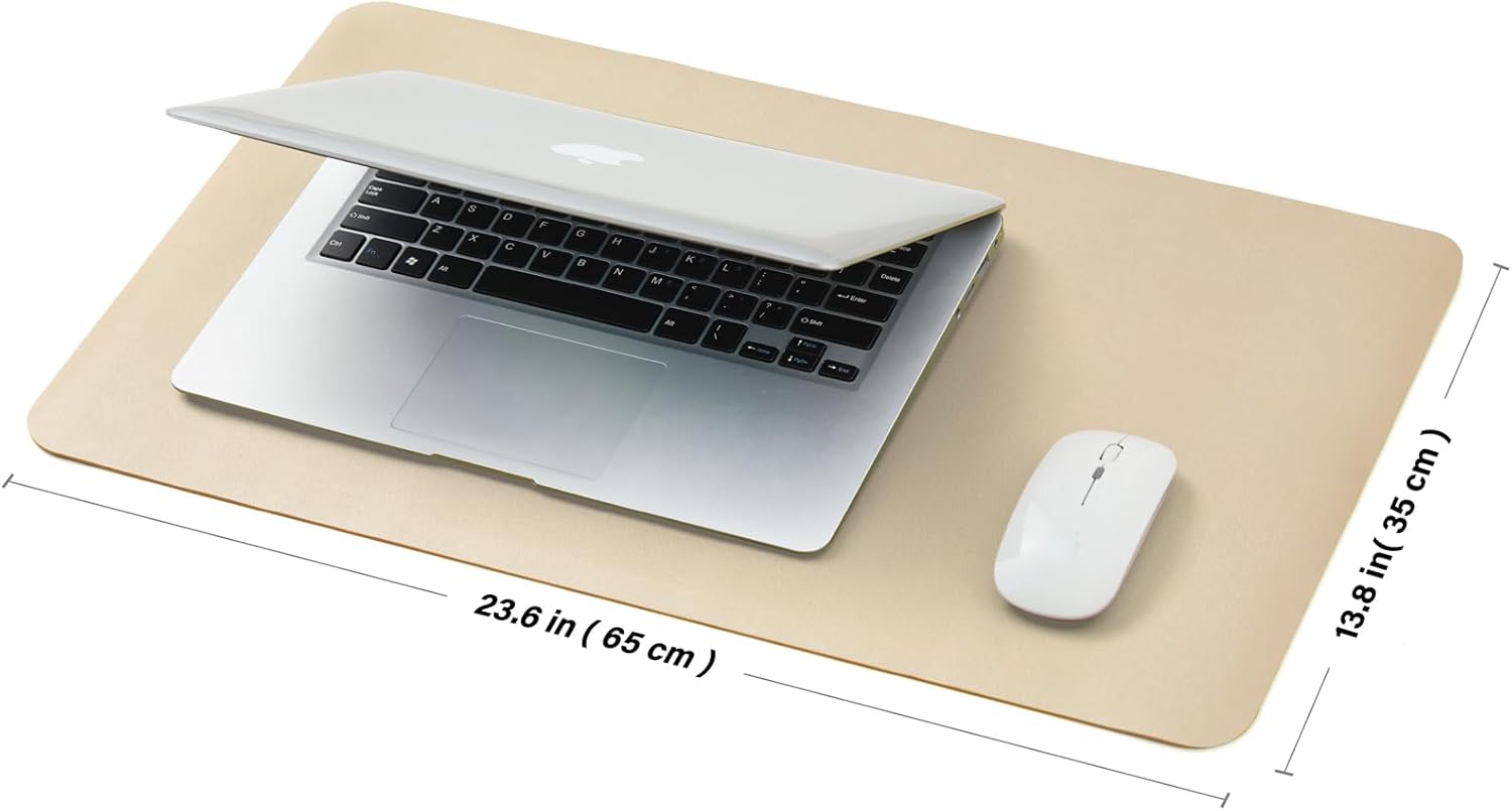 PU Leather Desk Mat Non-Slip f - Desk Mat Leather のレビューと価格