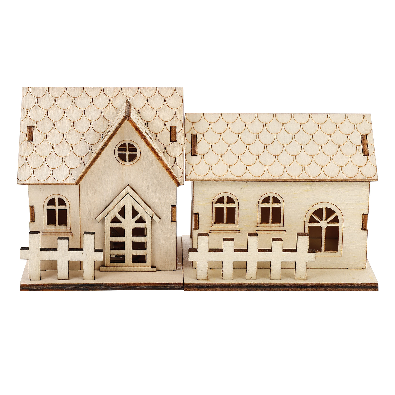 2Pcs Glowing Christmas Wood Ho - Home Office Login のレビューと価格