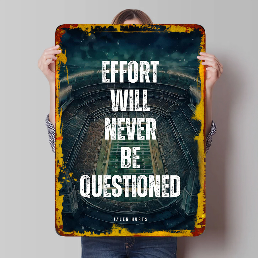 Inspirational Sports Metal Wal - Home Office Questions のレビューと価格