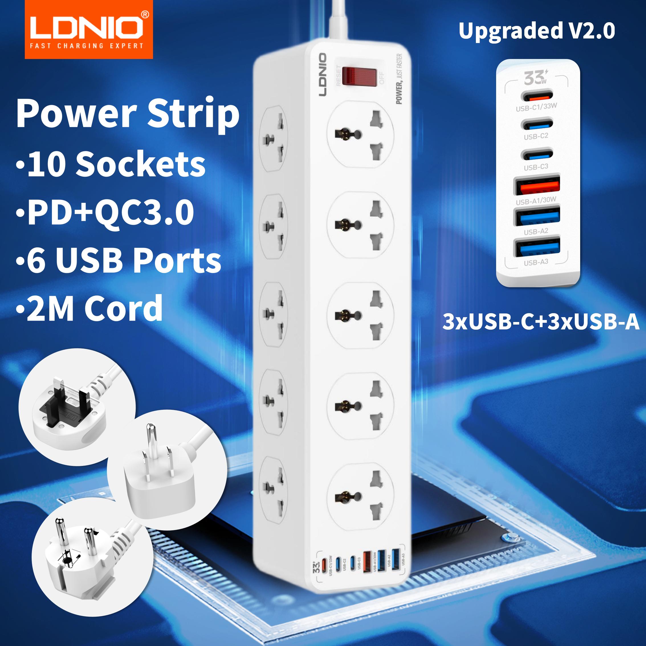 LDNIO UNIVERSAL OUTLET 2M Exte - Home Office Uk のレビューと価格