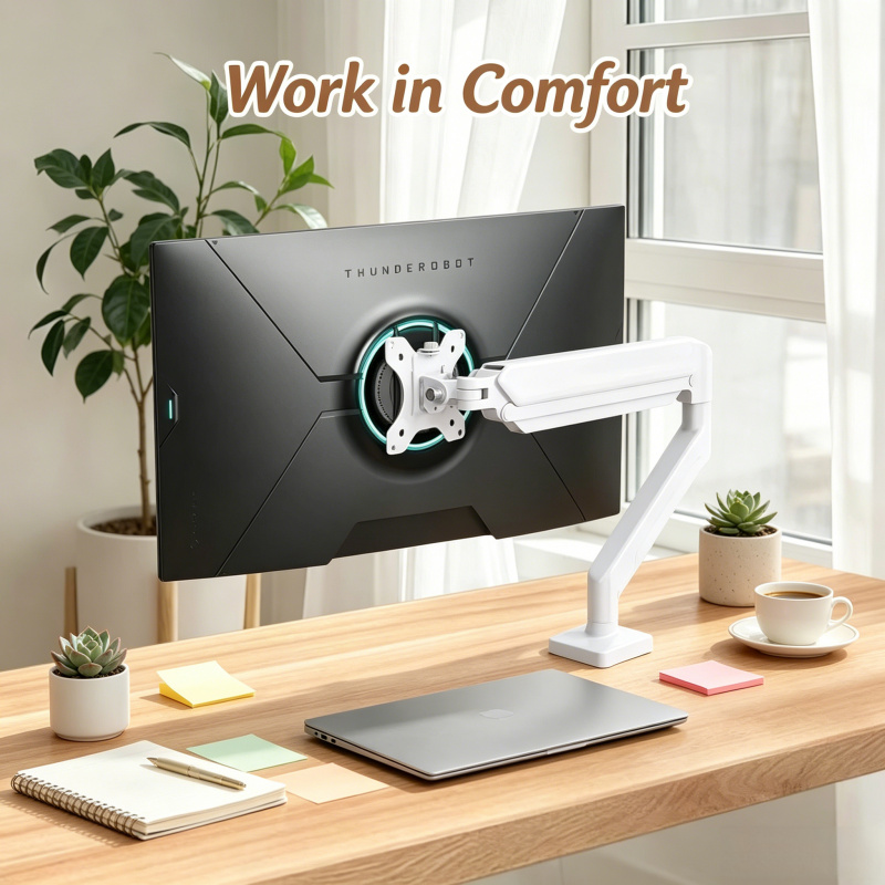 Single Monitor Desk Mount Arm– - Monitor Arm Dual のレビューと価格