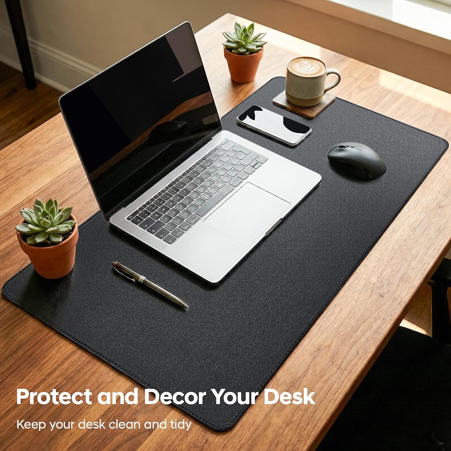 Leather Desk Pad Protector, La - Desk Mat Leather のレビューと価格