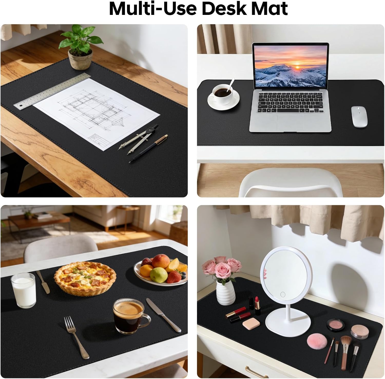 Leather Desk Pad Protector, La - Desk Mat Leather のレビューと価格
