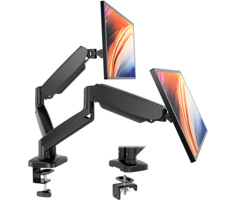 Dual Monitor Stand Arm, Gas Sp - Monitor Arm Dual のレビューと価格