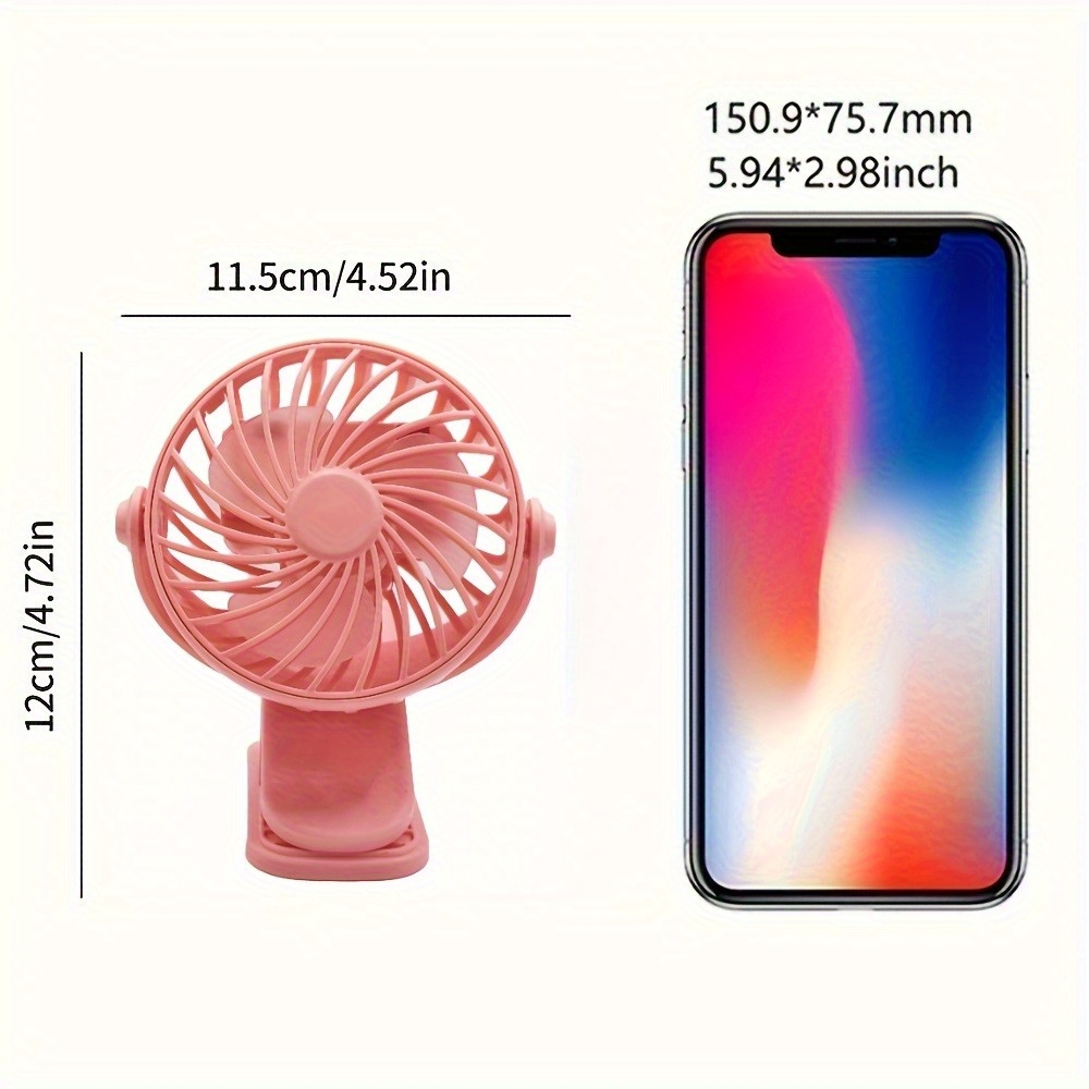 1pc 360° Adjustable USB Clip o - Usb Desk Fan のレビューと価格
