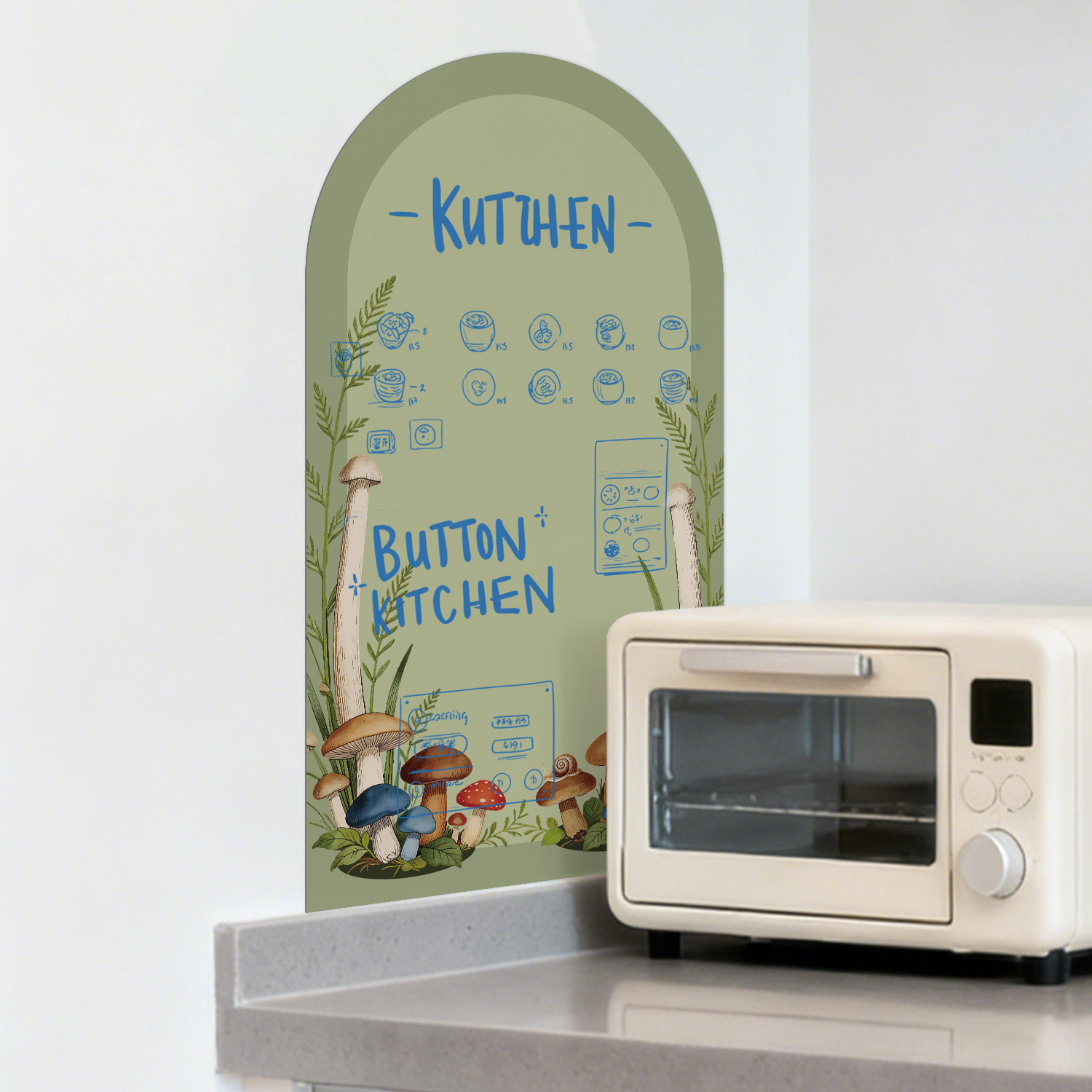 Arched Floral Magnetic Whitebo - Whiteboard Magnetic のレビューと価格