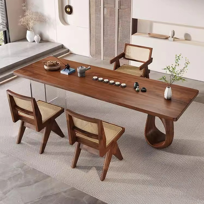 Wabi-sabi style solid wood tea - Home Office Login のレビューと価格