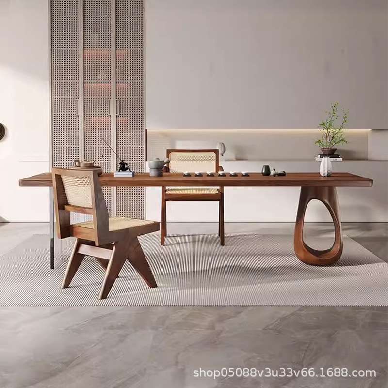 Wabi-sabi style solid wood tea - Home Office Login のレビューと価格