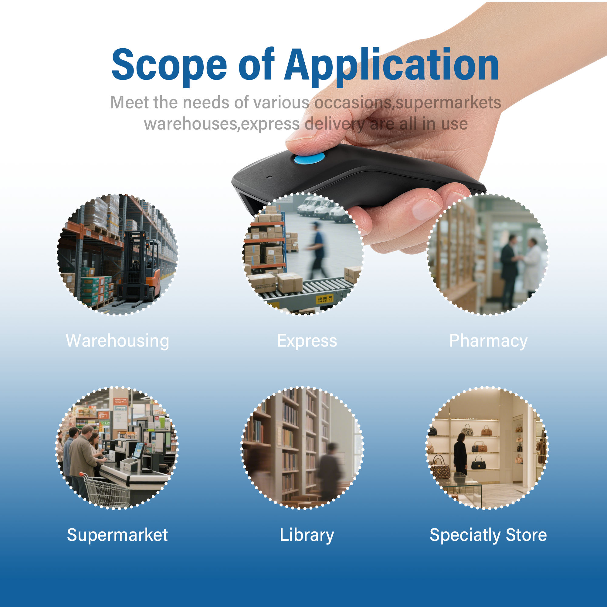 Mini 3 In 1 Bluetooth Barcode  - Document Scanner Portable のレビューと価格