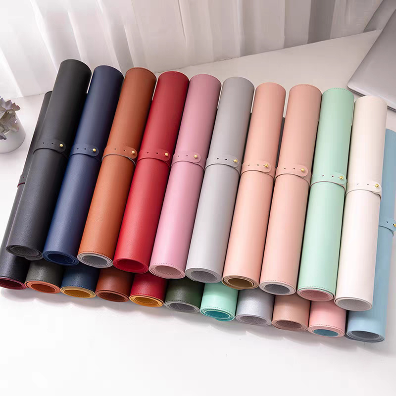 Soft, Foldable Table Mat – Wat - Desk Mat Leather のレビューと価格