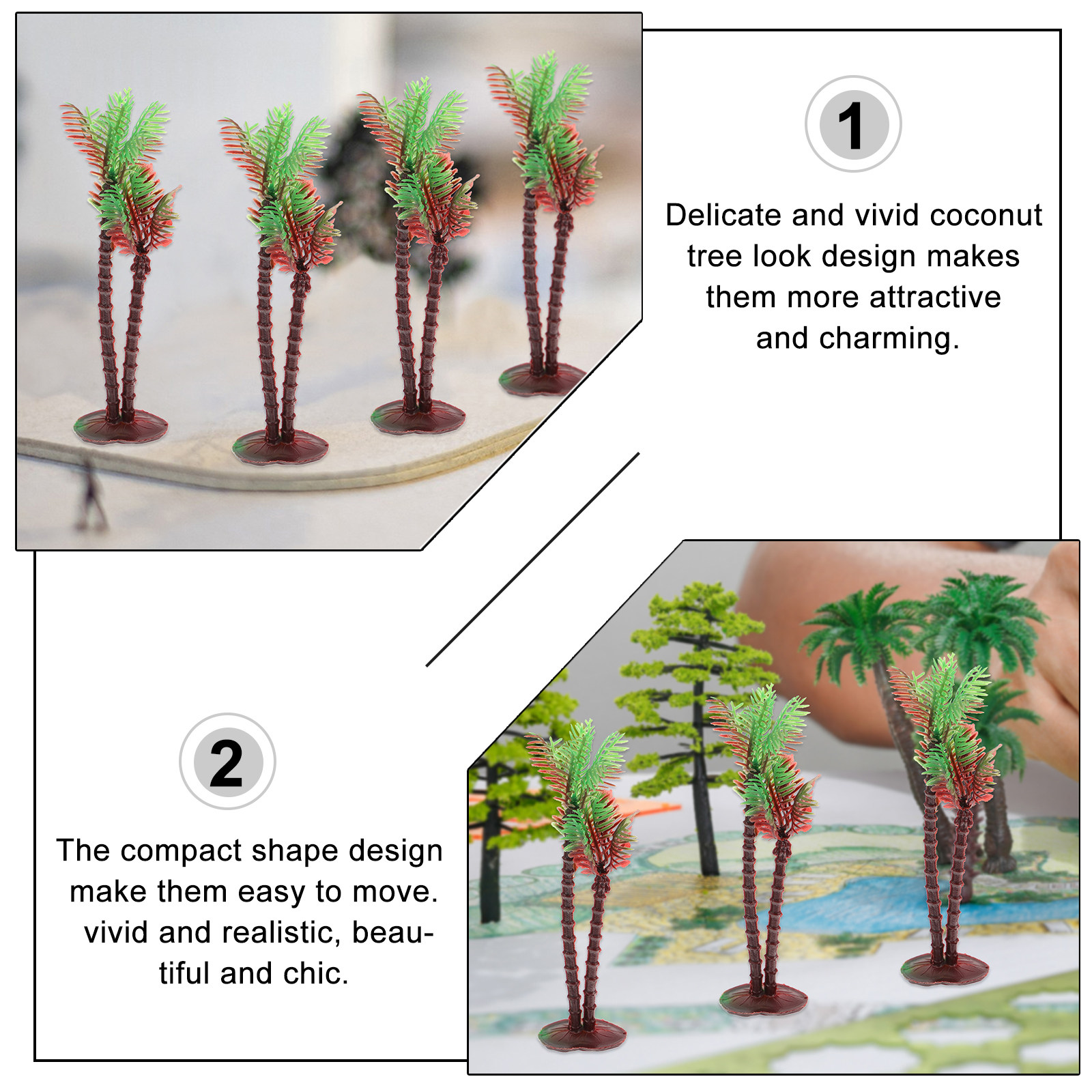 20Pcs Coconut Tree Decor Small - Home Office Simulator のレビューと価格
