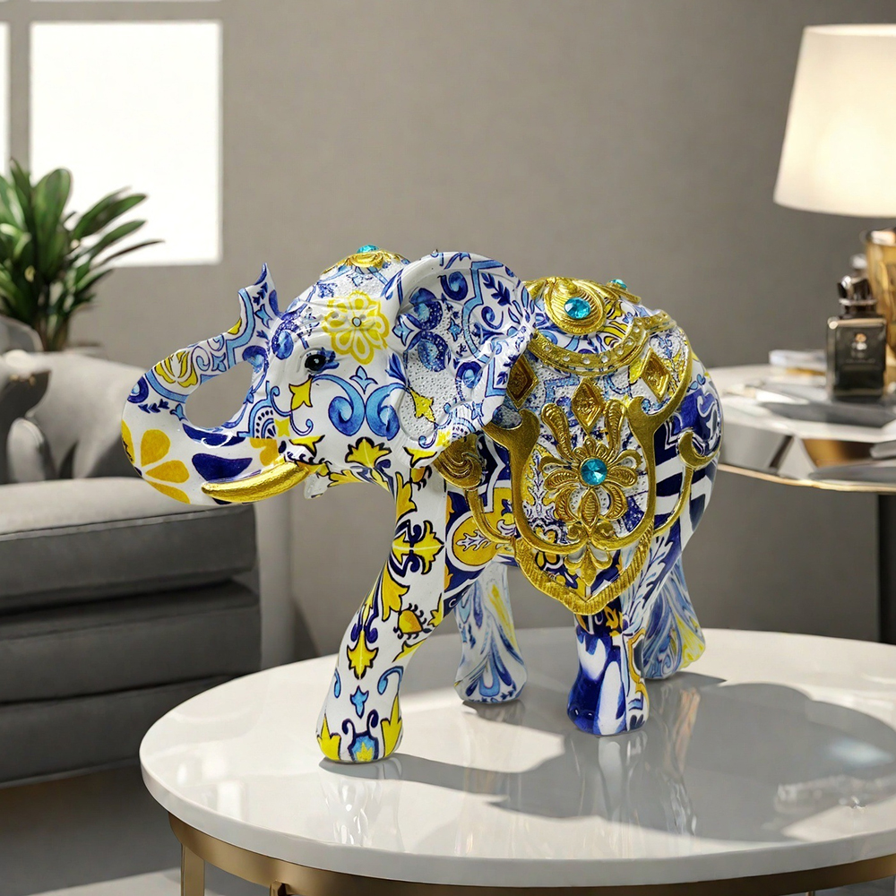 Resin elephant handicrafts, go - Home Office Gif のレビューと価格