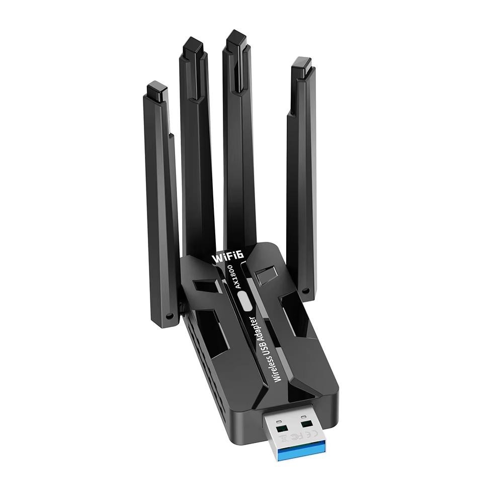 WiFi 6 USB Adapter 1800Mbps Du - Home Office Laptop のレビューと価格