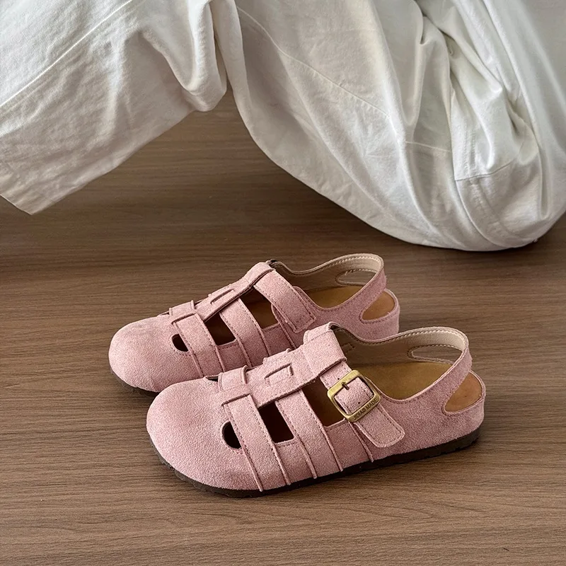 Women's Casual Round Head Flat - Home Office Head のレビューと価格